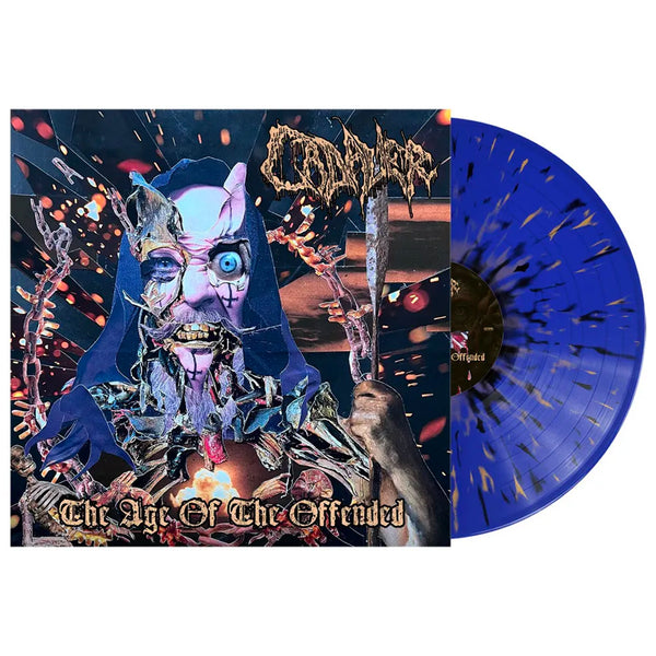 Cadaver - The Age Of The Offended LP (Blue with Orange Black Splatter Vinyl)