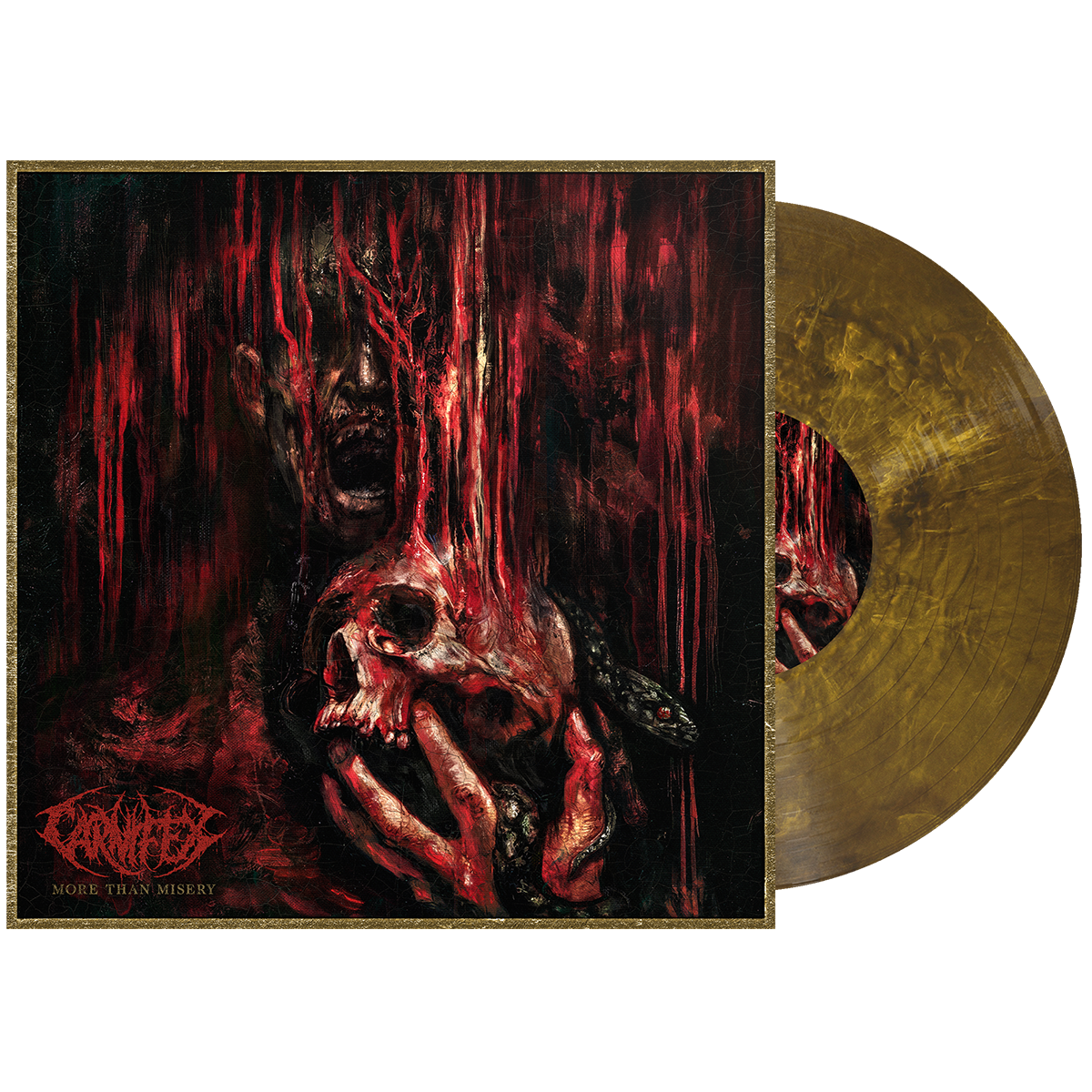 Carnifex&nbsp;- More Than Misery LP (Gold + Black Ice Shimmer Marble Vinyl)