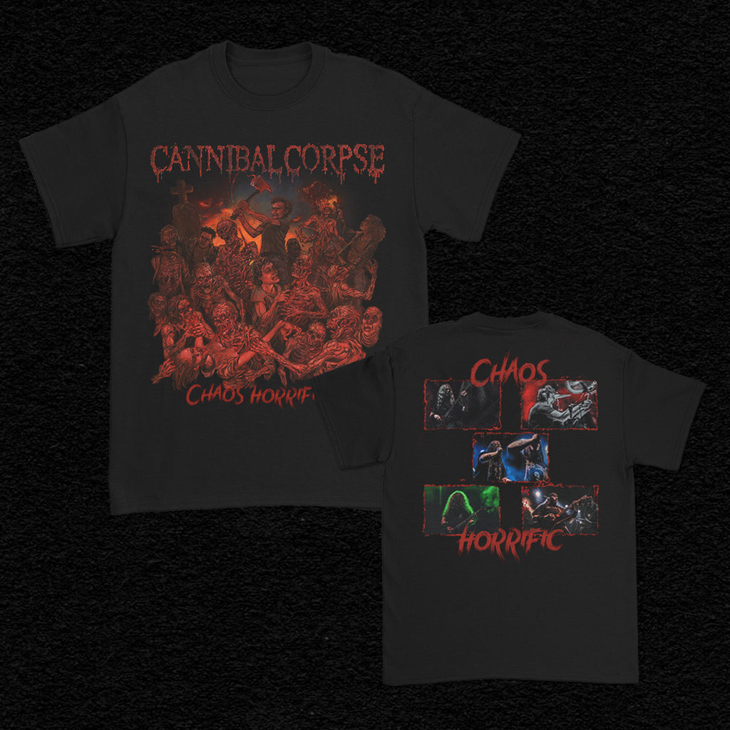 Cannibal Corpse - Chaos Horrific Cover T-Shirt (Black)