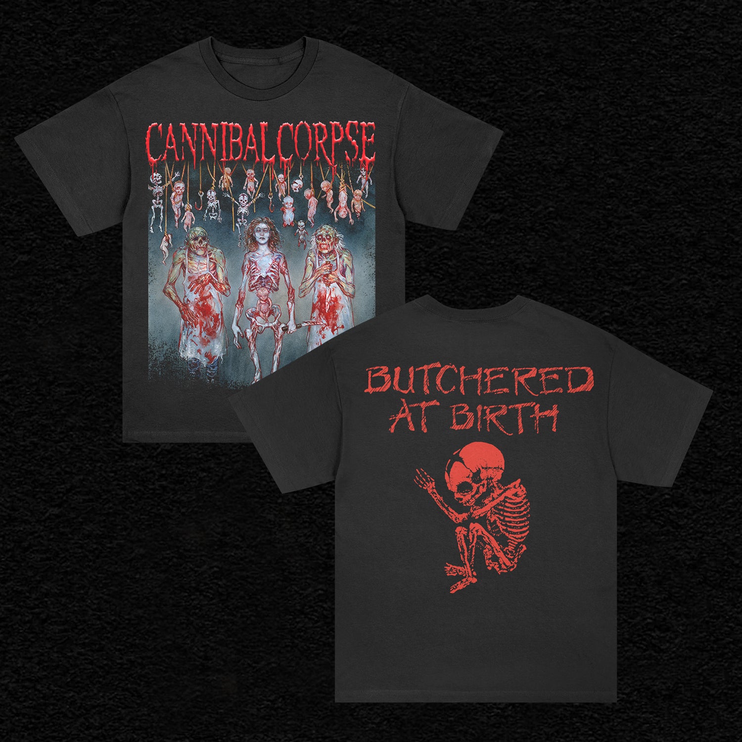 Cannibal Corpse - Butchered At Birth Alternate Cover T-Shirt (Black)
