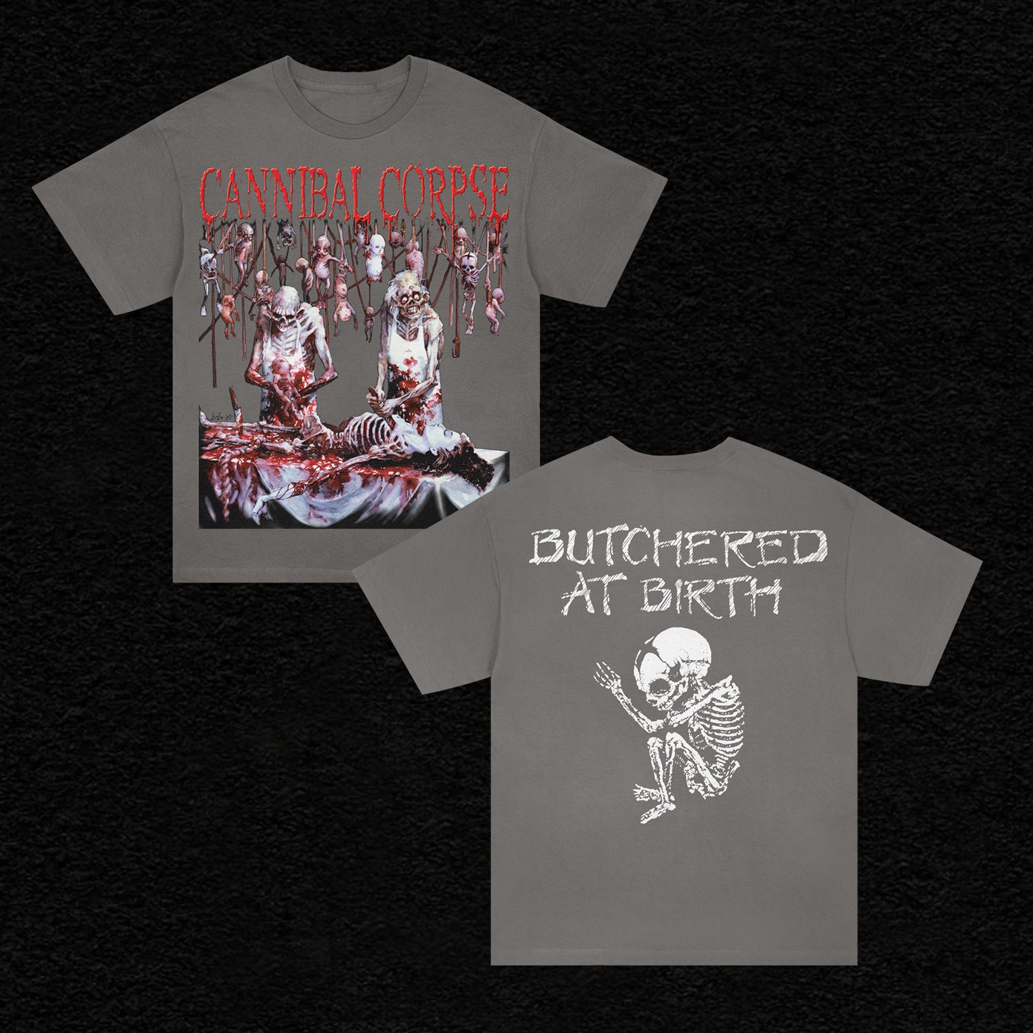 Cannibal Corpse - Butchered At Birth T-Shirt (Vintage Black)