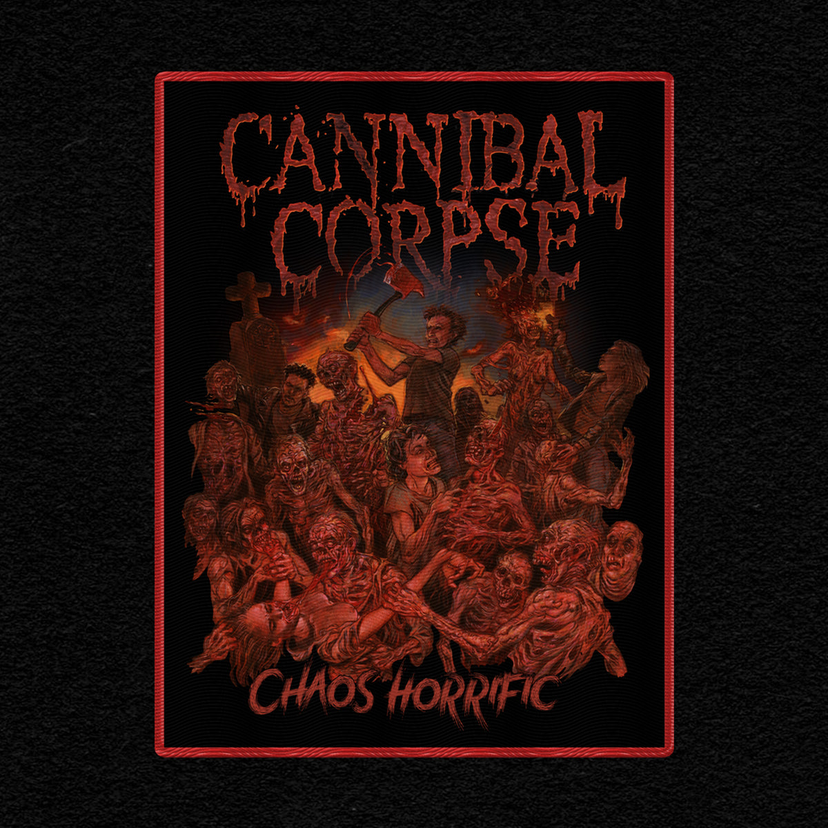 Cannibal Corpse the Wretched Spawn обложка. Chaos horrific.