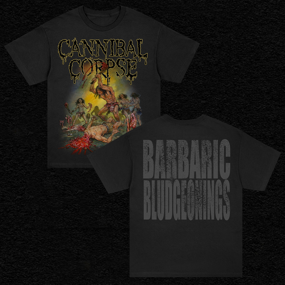 Cannibal Corpse - Barbaric Bludgeonings T-Shirt (Black)