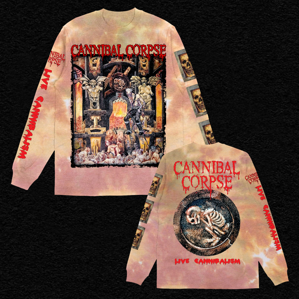 Cannibal Corpse - Live Cannibalism Long Sleeve (Scab Dye)