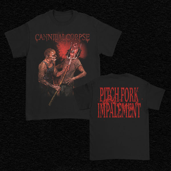 Cannibal Corpse - Pitch Fork Impalement T-Shirt (Black)