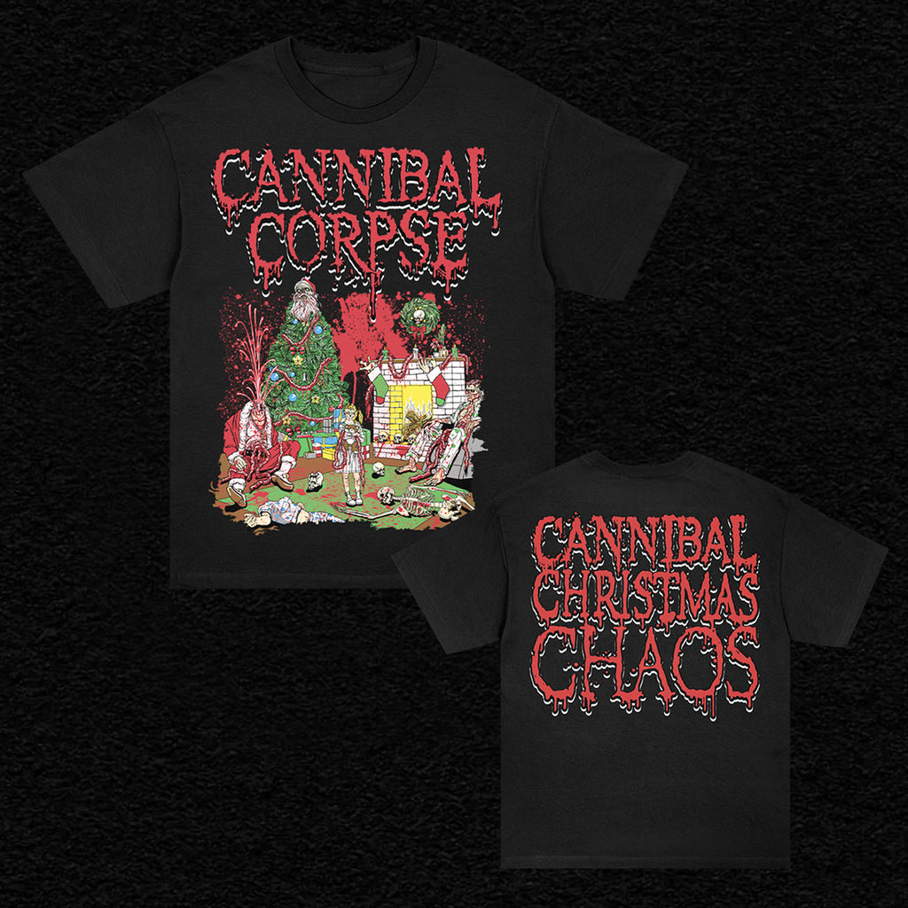 Cannibal Corpse - Christmas Chaos 2 T-Shirt (Black)