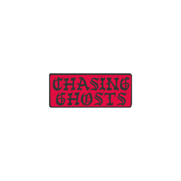 Chasing Ghosts - Gothic Logo Woven Patch