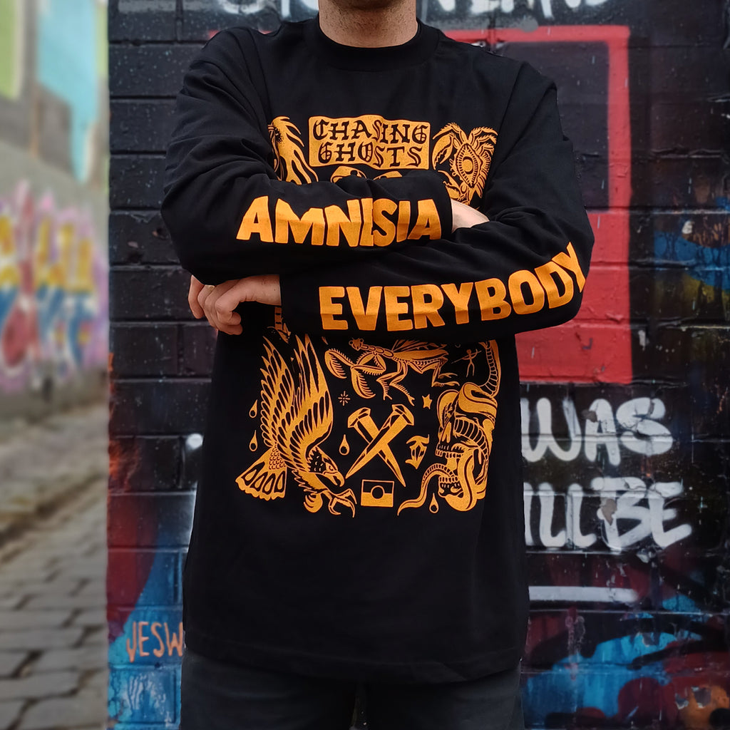 Chasing Ghosts - Amnesia Everybody Longsleeve (Black)