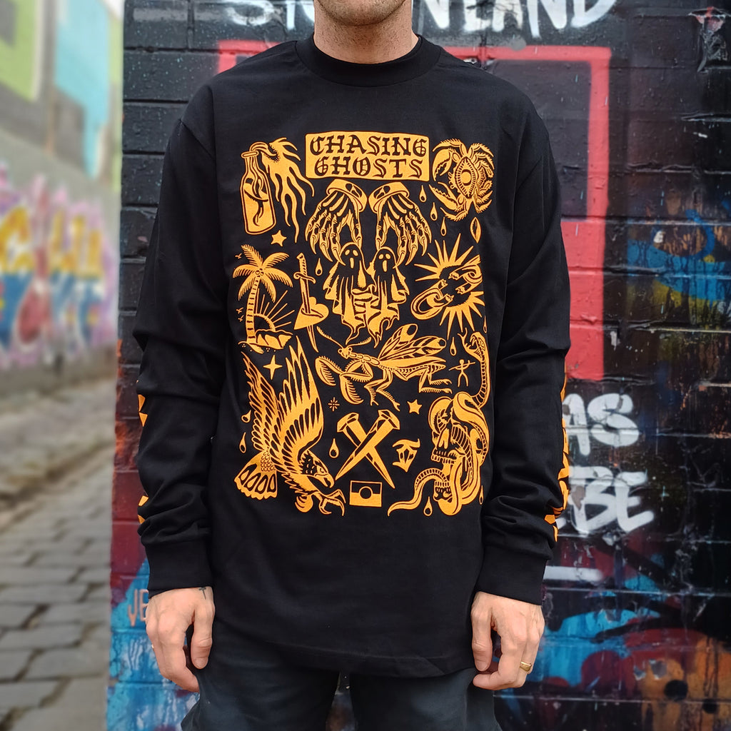 Chasing Ghosts - Amnesia Everybody Longsleeve (Black)