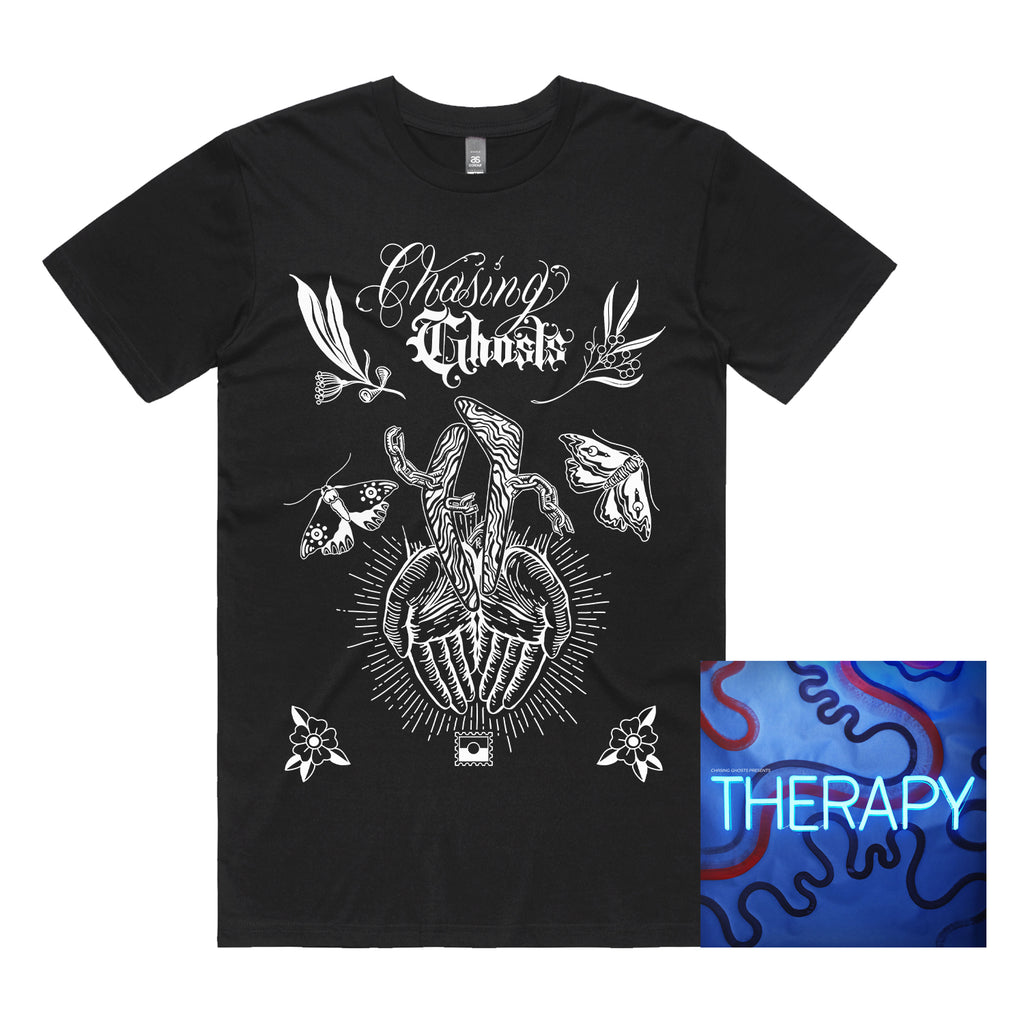 Tattoo Tee (Black) + Therapy (Digital Download)