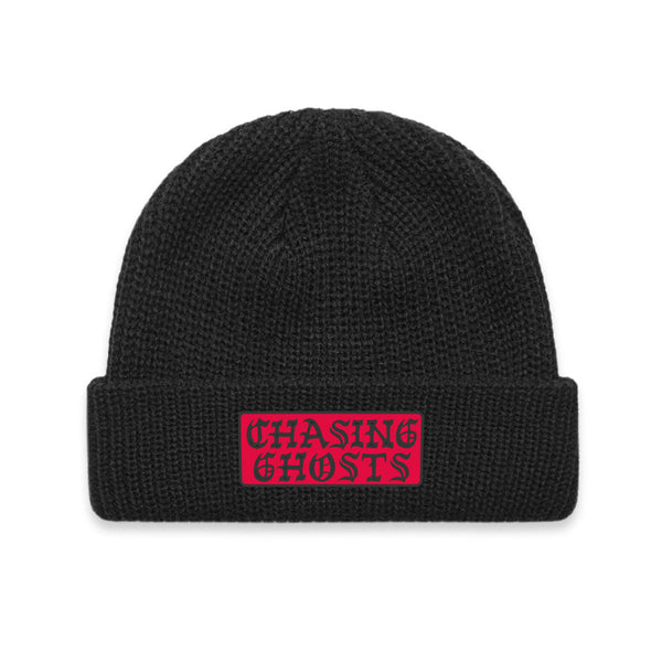 Chasing Ghosts - Gothic Logo Beanie (Black)