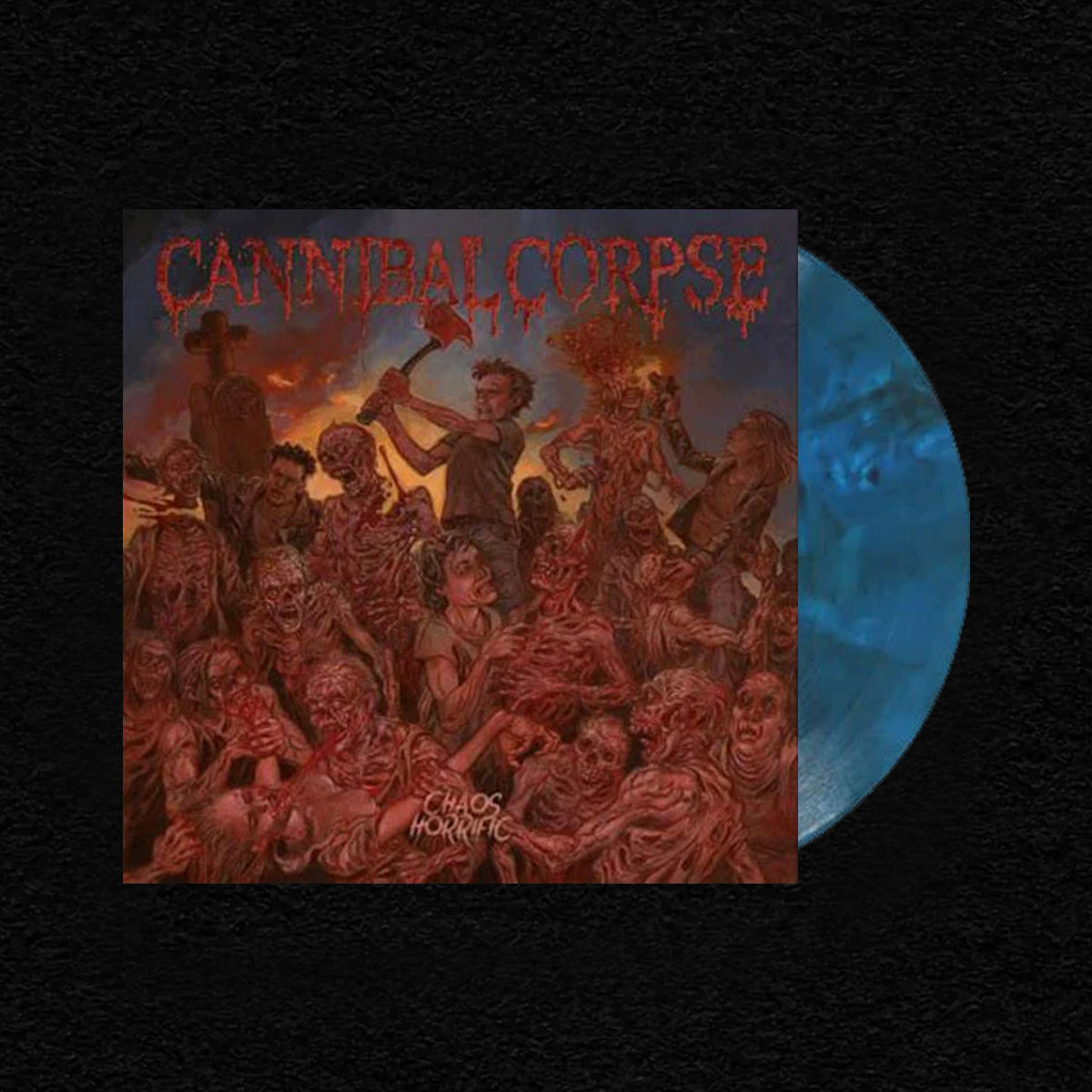 Cannibal Corpse - Chaos Horrific LP (Blue Smoke Vinyl)
