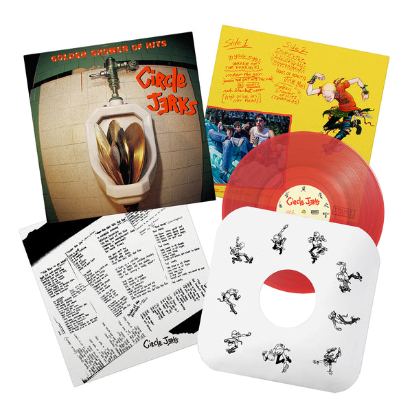 Circle Jerks - Golden Shower of Hits LP (Red Vinyl)