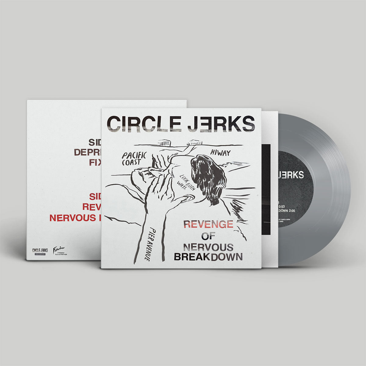Circle Jerks - Revenge Of Nervous Breakdown 7-Inch Vinyl (Silver)