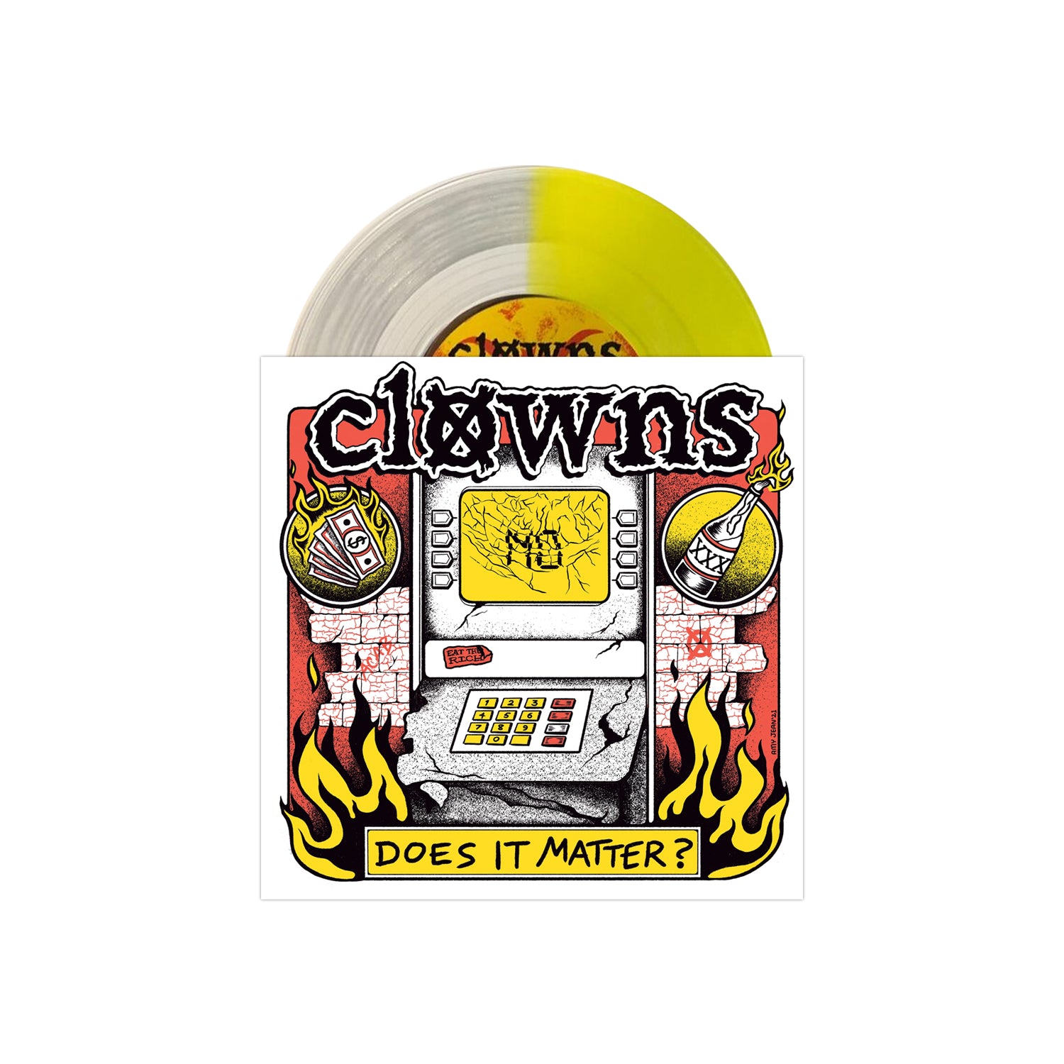Clowns - Does It Matter? / Sarah 7" (Colour Vinyl)