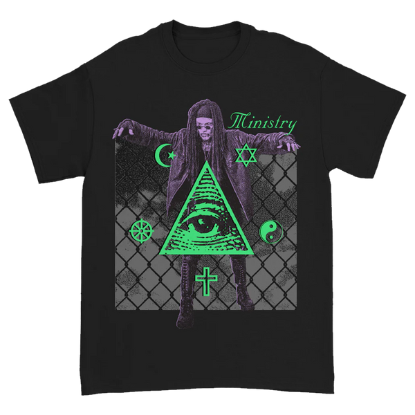 Ministry - Conjure T-Shirt (Glow In the Dark Ink on Black)