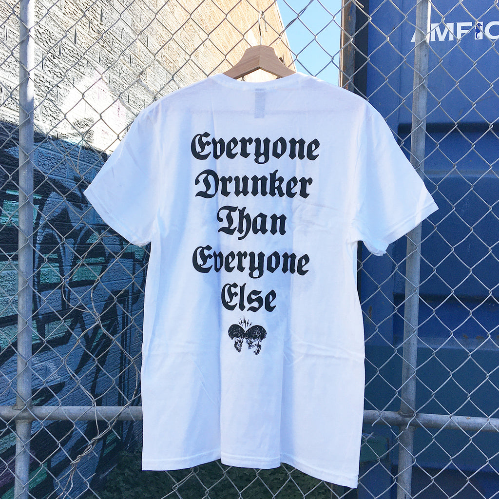 Cosmic Psychos - Clashing Skulls T-Shirt (White)