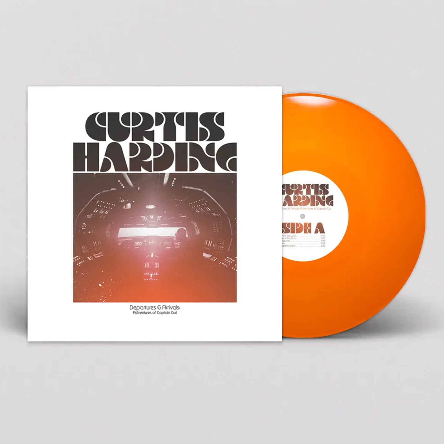 Curtis Harding - Departures & Arrivals: Adventures of Captain Curt LP (Opaque Orange Vinyl)