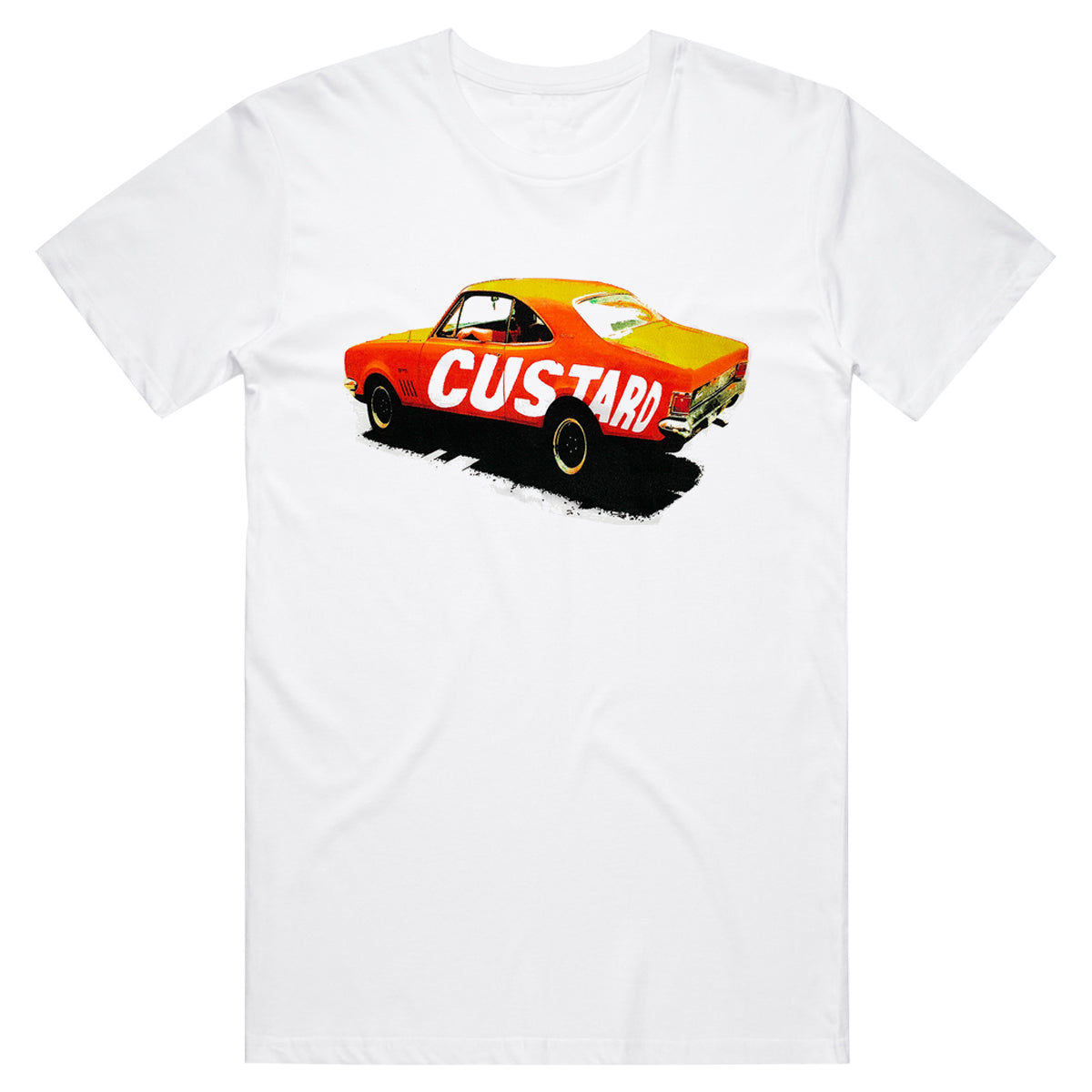 Custard - Car Tee (White)