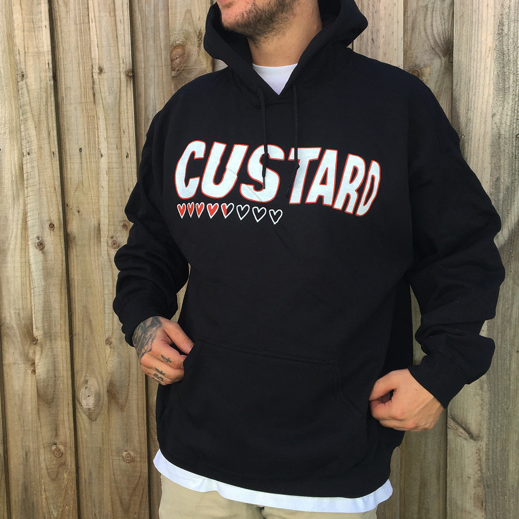 Custard - Hearts Hoodie (Black)