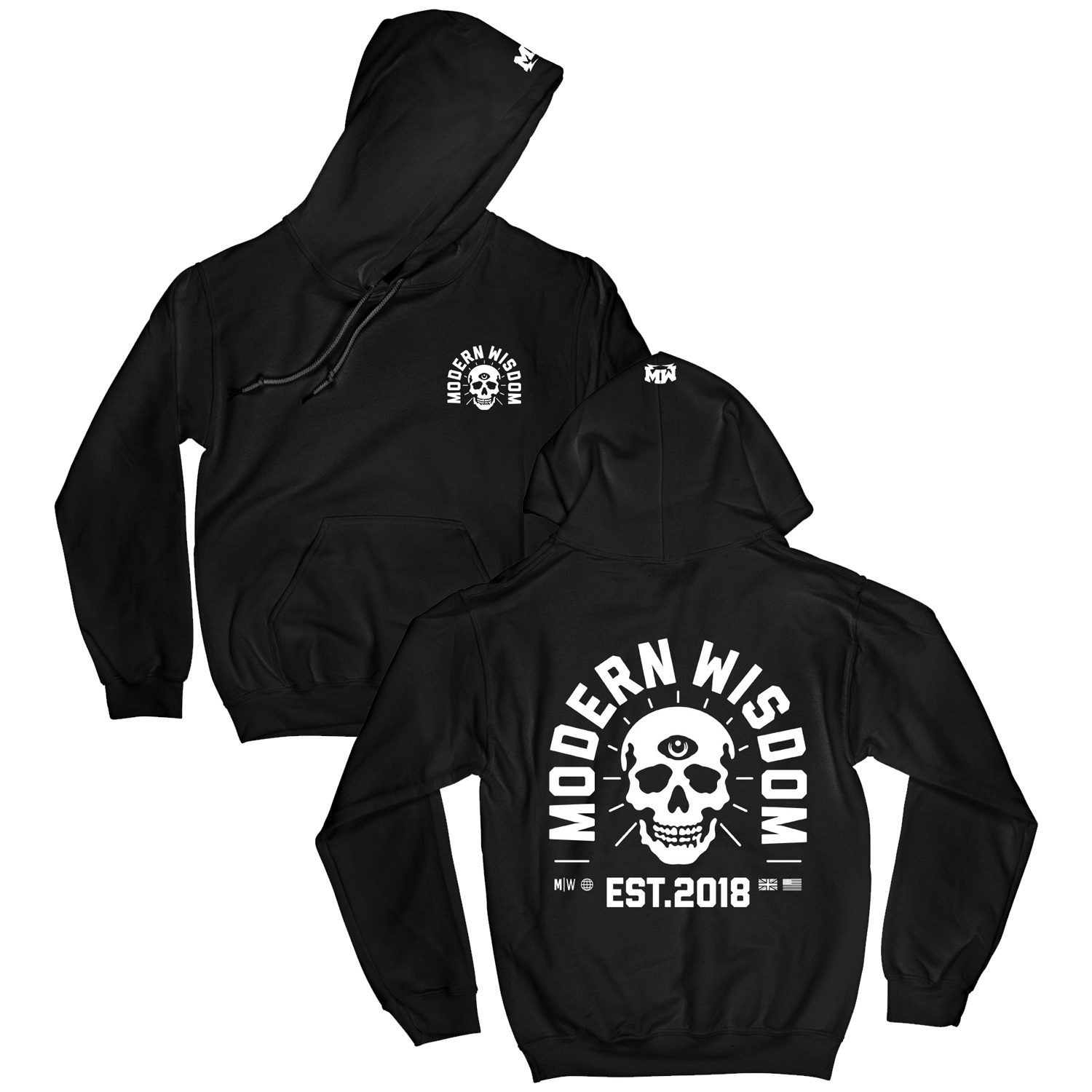 Chris Williamson - Modern Wisdom Hoodie (Black)