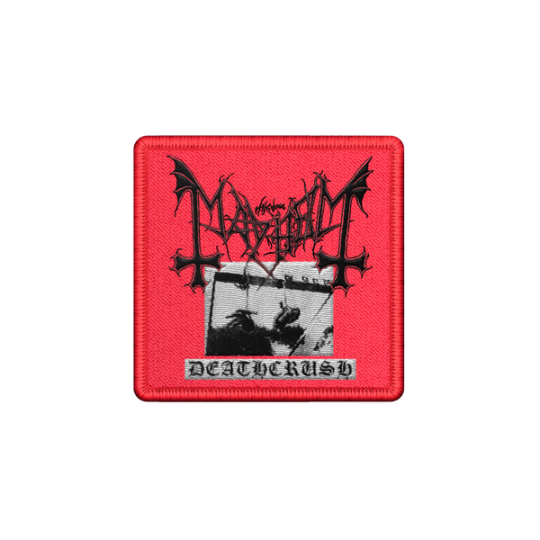 Mayhem - Deathcrush Embroidered Patch (Red)