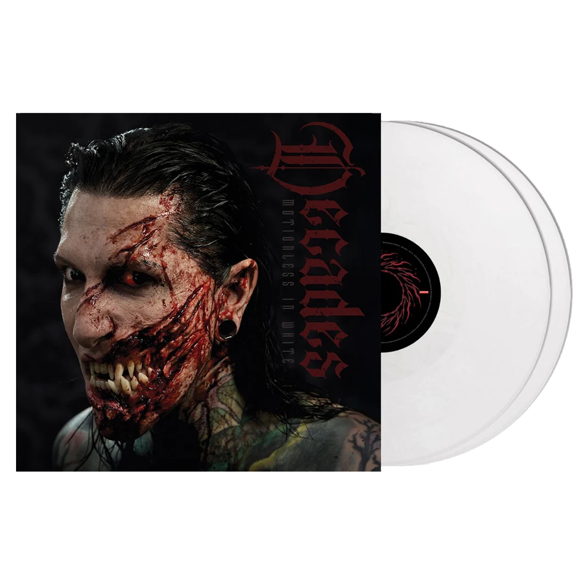 Motionless In White - Decades 2LP (White &amp; Silver Marble Vinyl) - Indie Store Exclusive