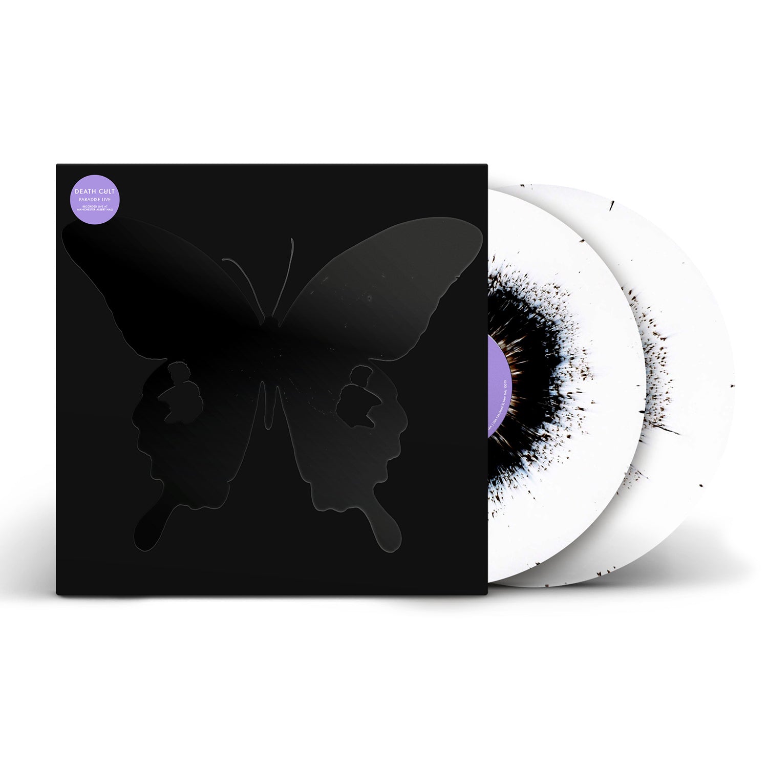 Death Cult - Paradise Live 2LP (White/Black Splatter Vinyl - One &amp; Done Pressing)