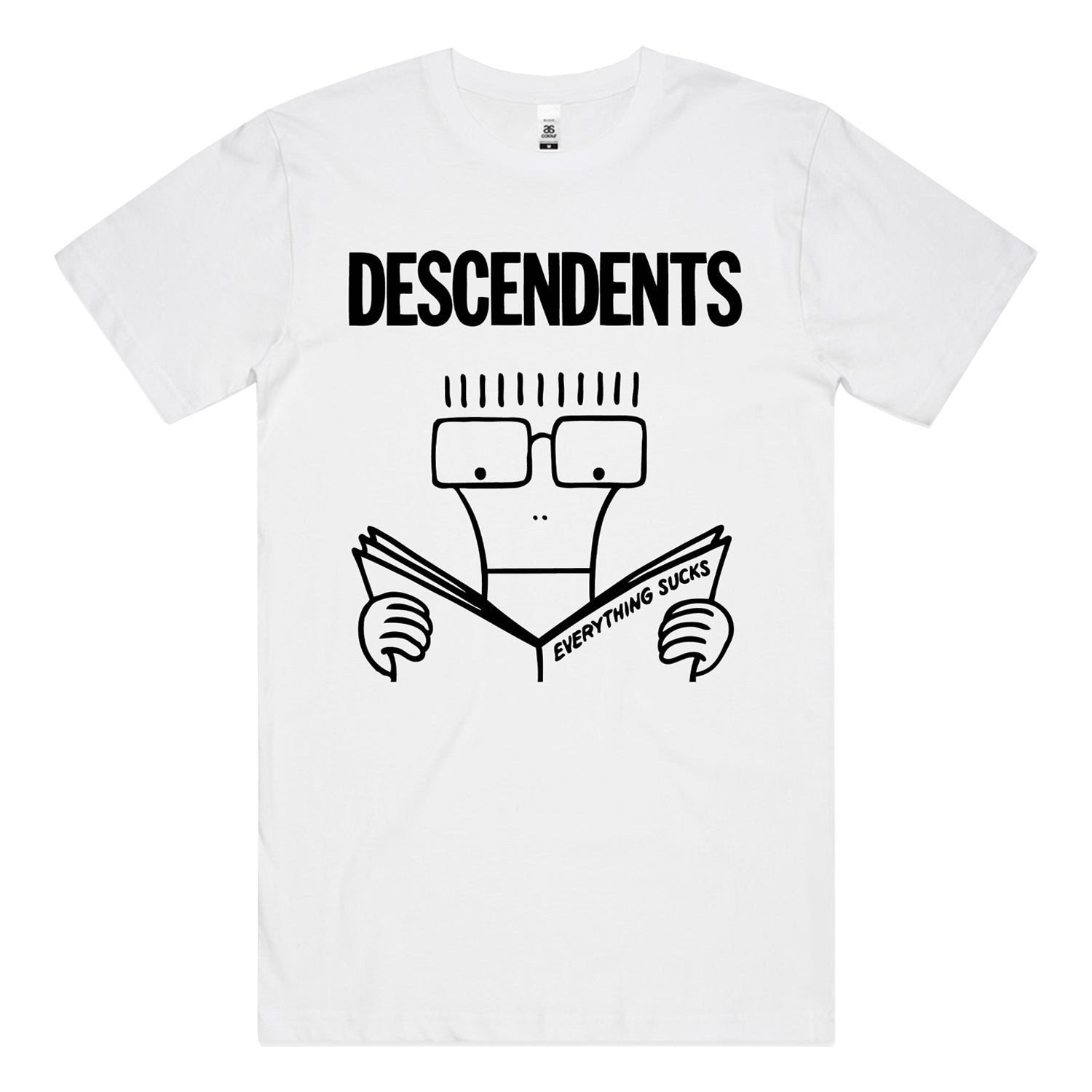 Descendents - Everything Sucks T-Shirt (White) - Tour Edition