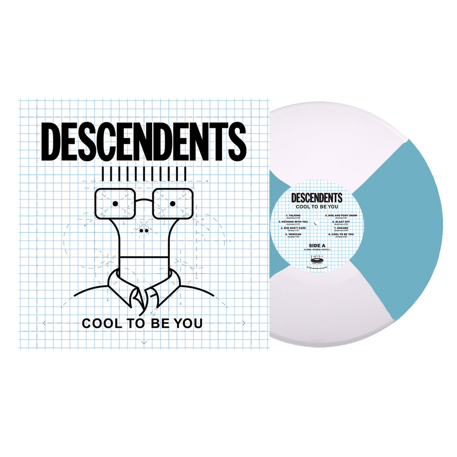 Descendents - Cool to Be You LP (Blue & White Butterfly Vinyl)