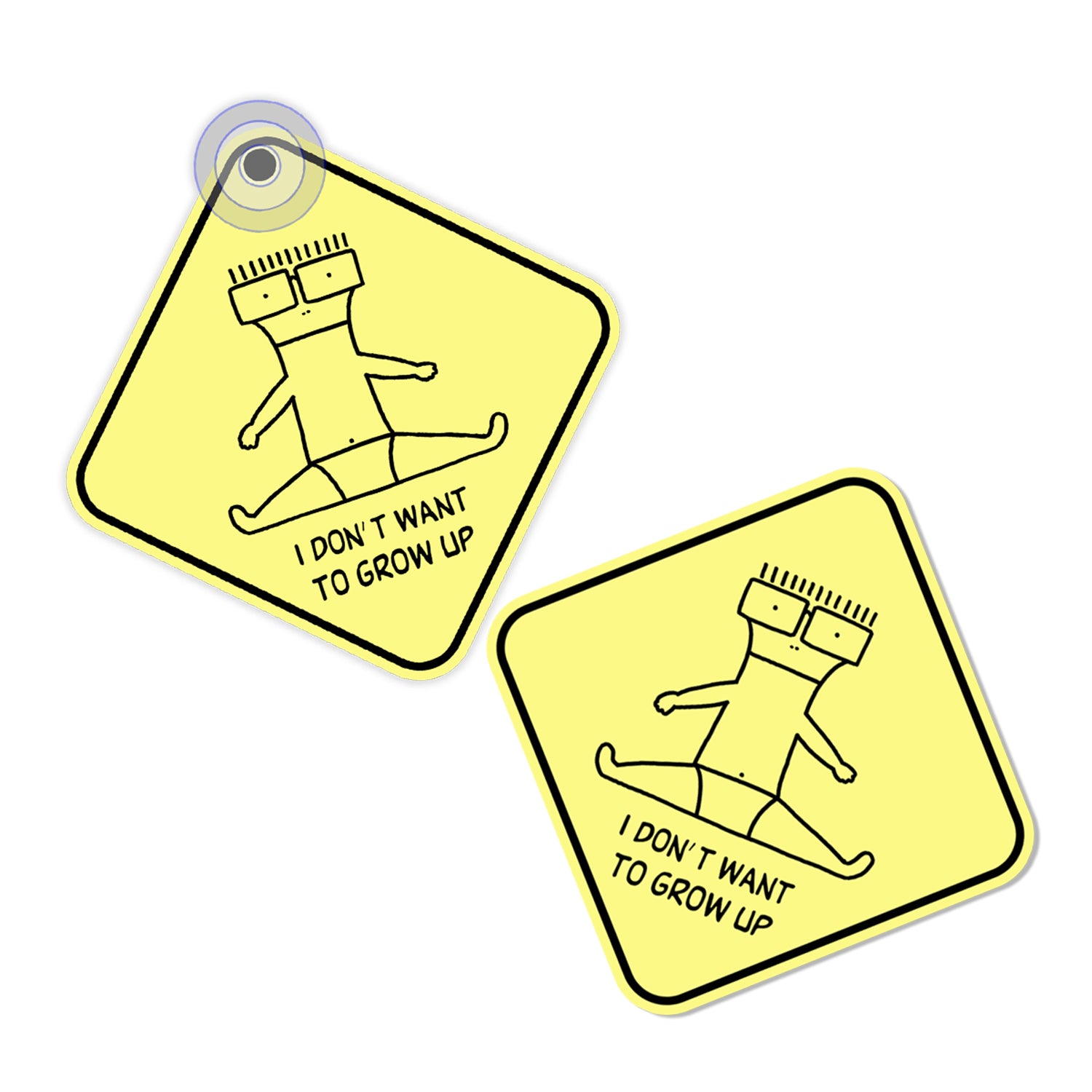 Descendents - I Don’t Want To Grow Up Sticker + Car Sign