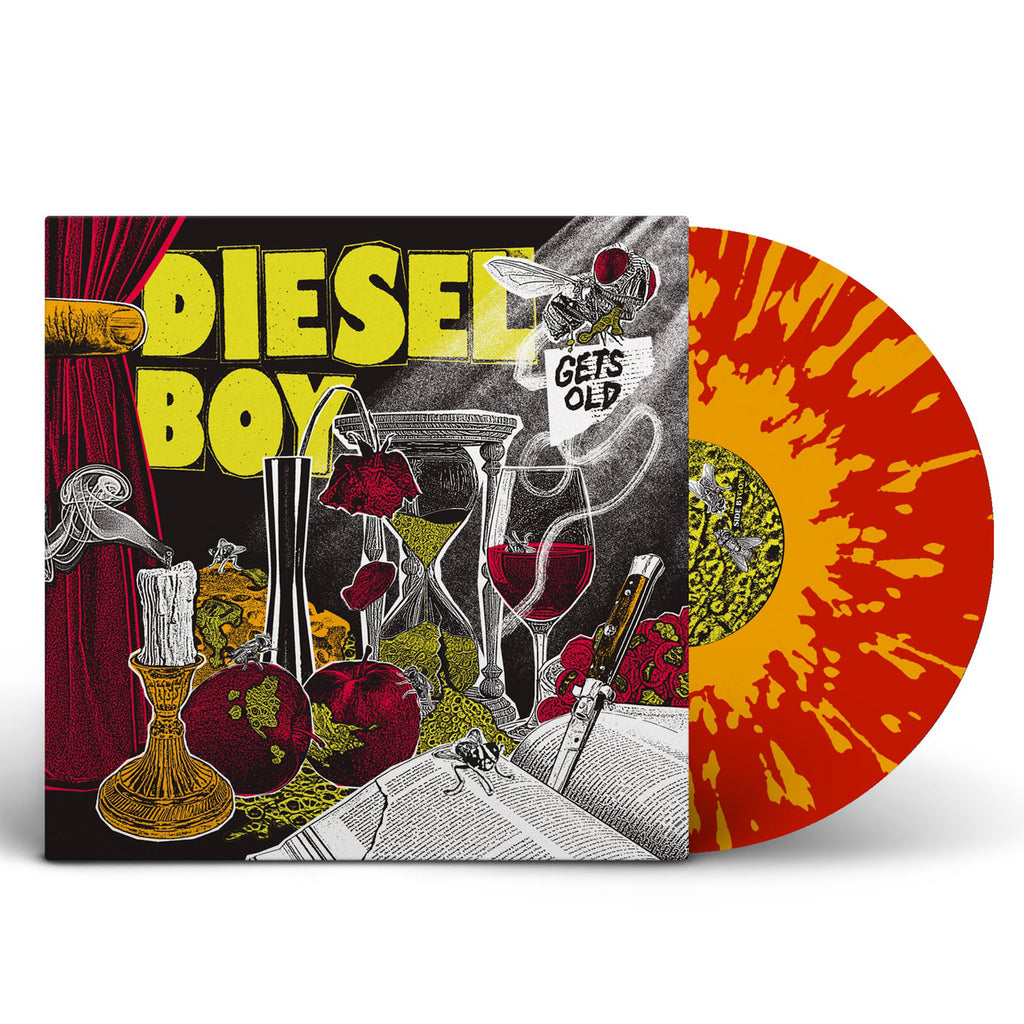 Diesel Boy - Gets Old LP (Red/Orange Splatter Vinyl)