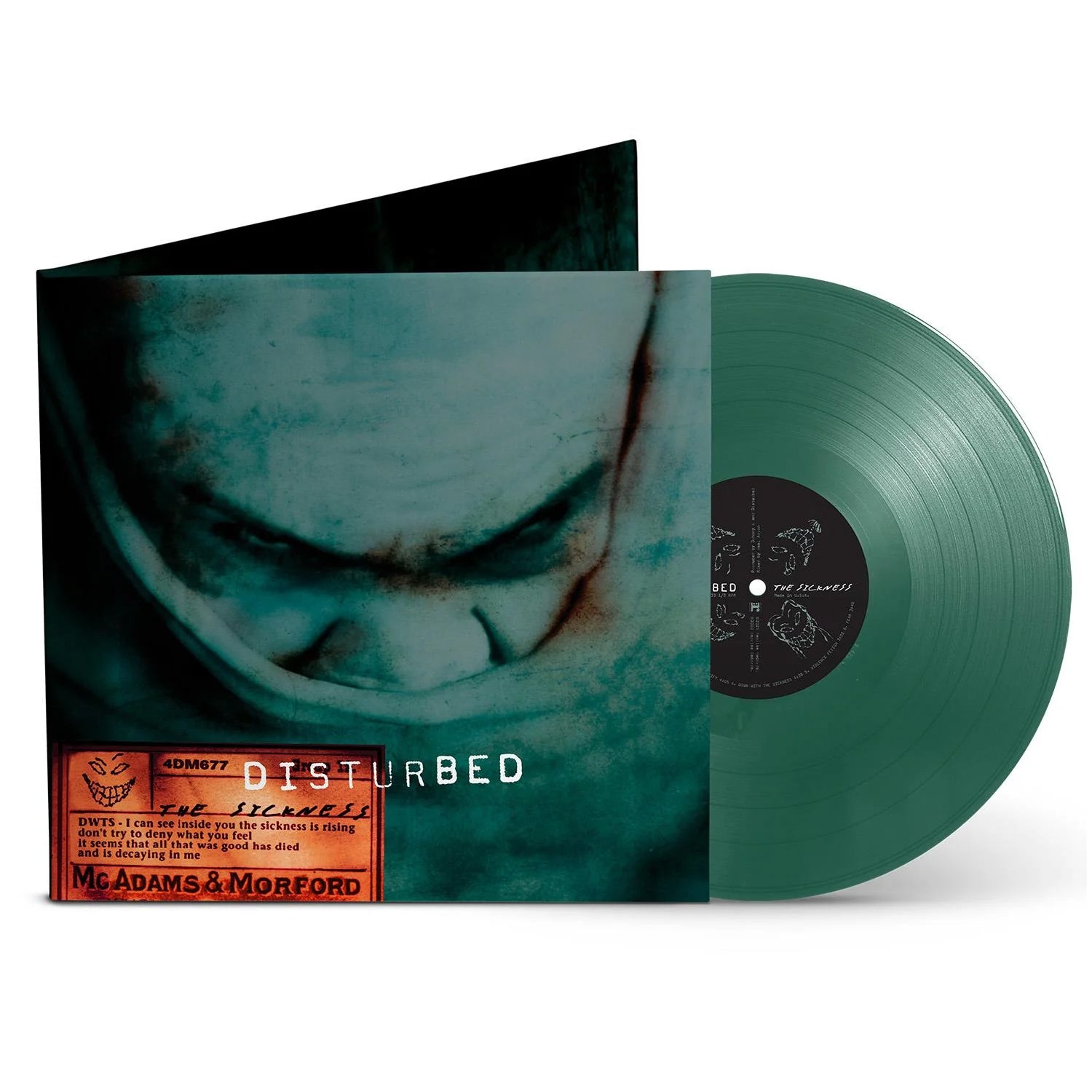 Disturbed - The Sickness LP (25th Anniversary Edition Green Vinyl)