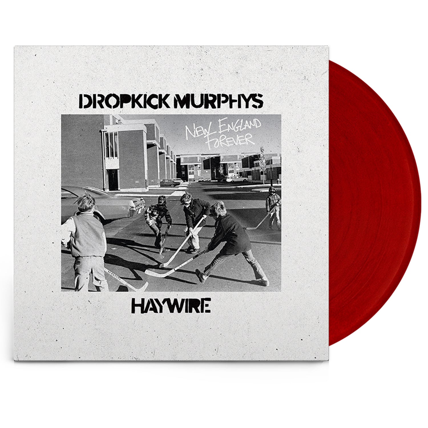 Dropkick Murphys &amp; Haywire – New England Forever Split LP (Opaque Red Vinyl)