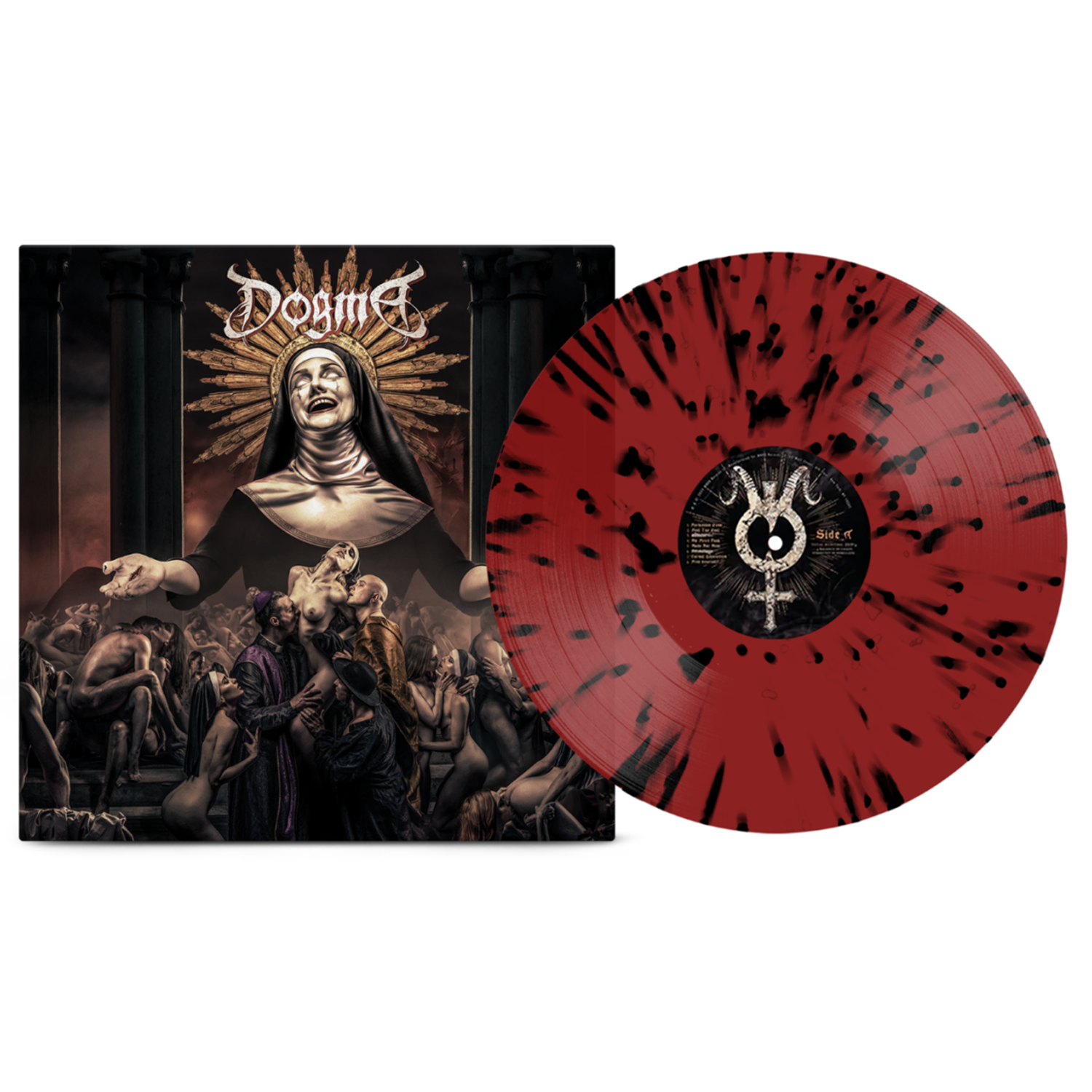 Dogma - Dogma Scarlet Blood / Black Mass Drip Vinyl
