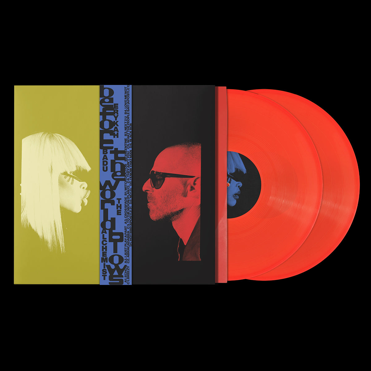 Erykah Badu &amp; The Alchemist - Before The World Blows: The Abi and Alan Experiment 2LP (Transparent Neon Orange Vinyl)