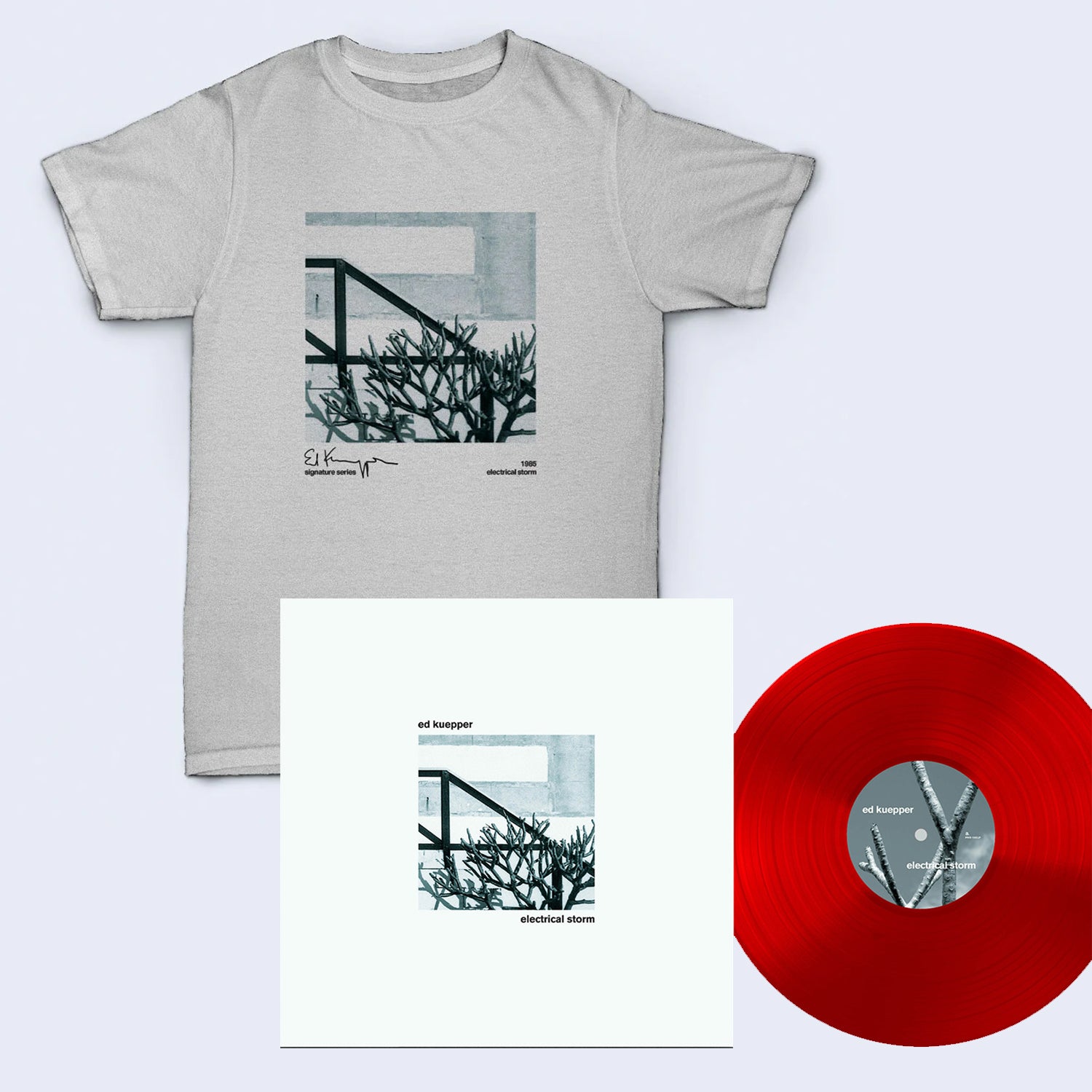 Ed Kuepper - Electrical Storm LP (Opaque Red Vinyl) + Electrical Storm T-shirt (Signature Series)