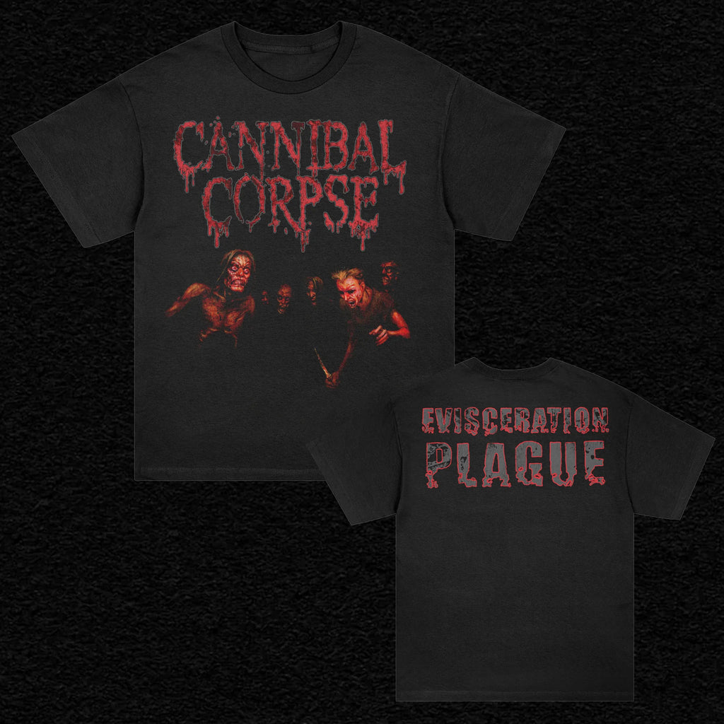 Cannibal Corpse - Evisceration Plague Album Cover T-Shirt (Black)