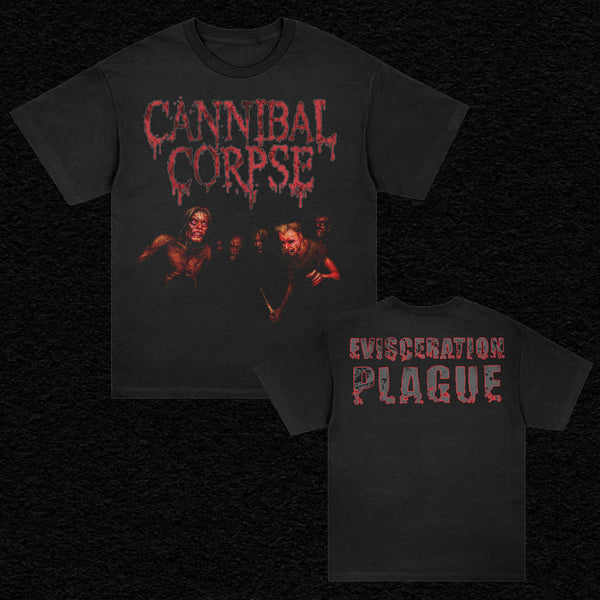 Cannibal Corpse - Evisceration Plague Album Cover T-Shirt (Black)