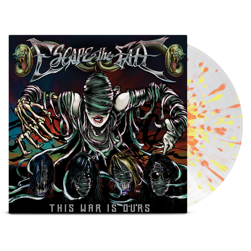This War Is Ours 15th Anniv. Edition LP (Clear w/ Orange & Yellow Spla Artist First This War Is Ours 15th Anniv. Edition LP (Clear w/ Orange & Yellow Spla Artist First