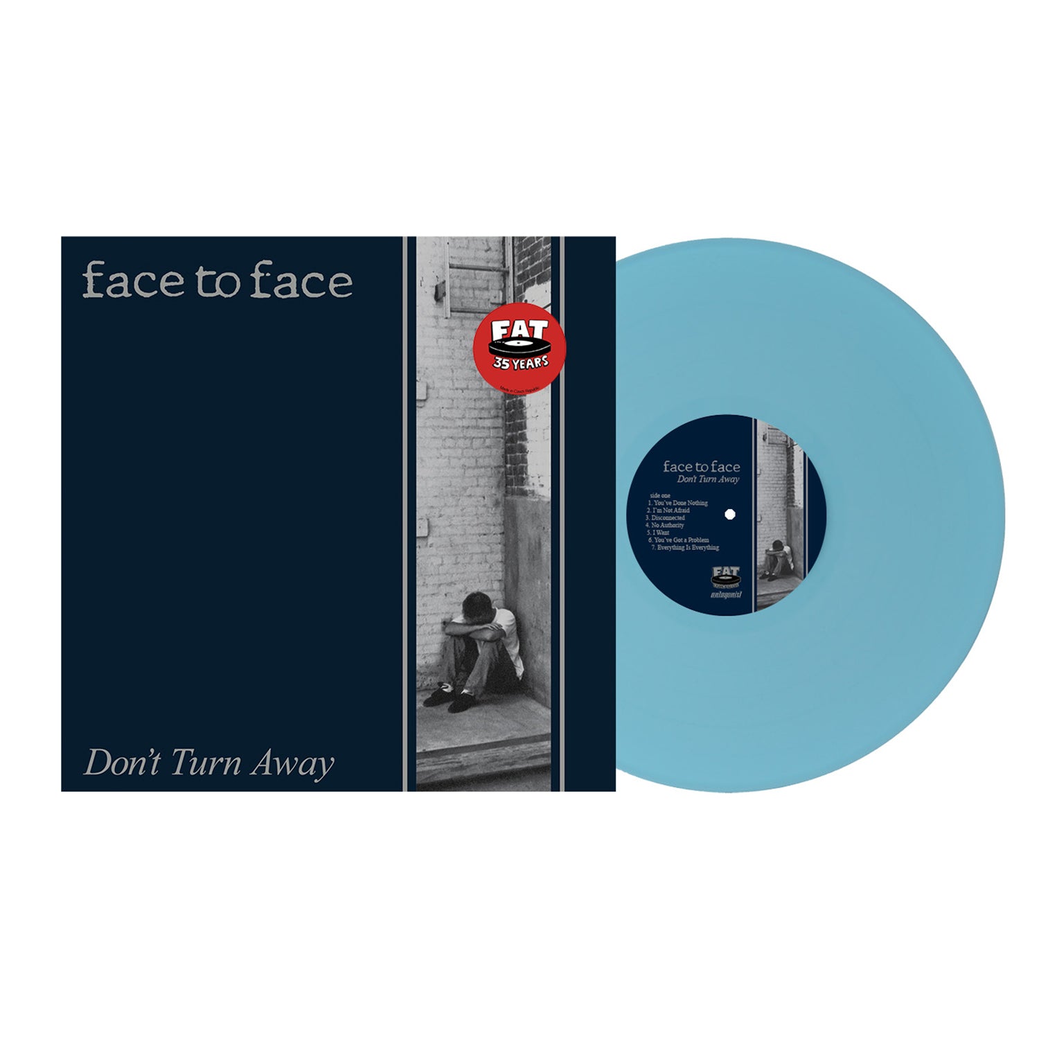 Face To Face - Don't Turn Away (35th Anniversary) LP (Light Blue Vinyl)