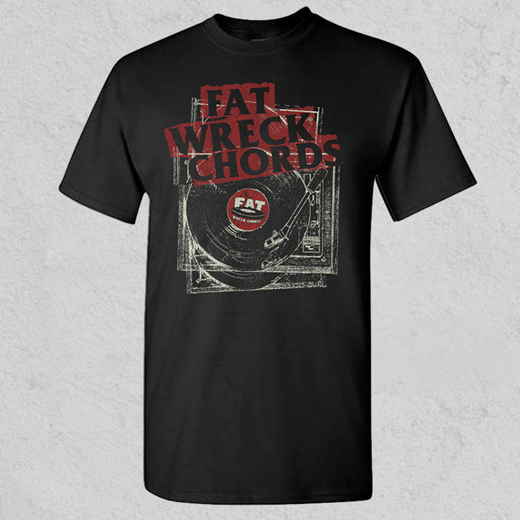 Fat Wreck Chords - FAT Turntable T-shirt (Black)