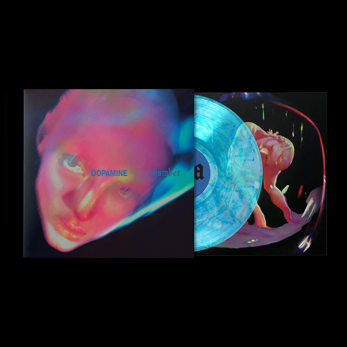 Fontaines D.C. - Dopamine Chamber LP (Marble Blue Vinyl) - Indie Store Exclusive