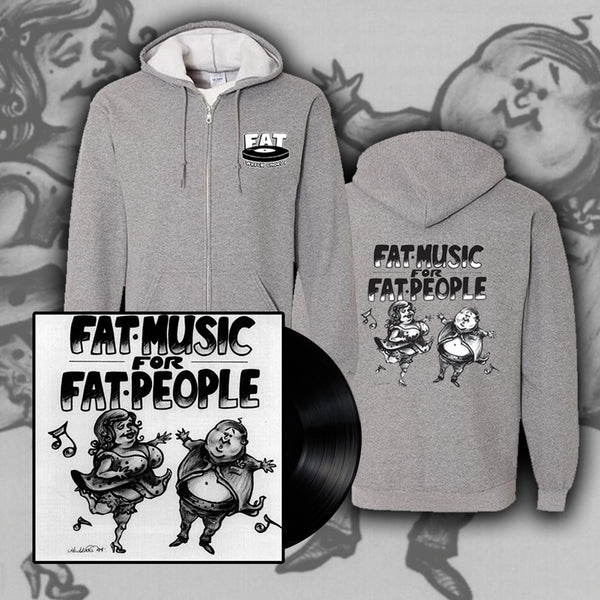 Various Artists - Fat Music For Fat People LP (Colour Vinyl) + Hoodie