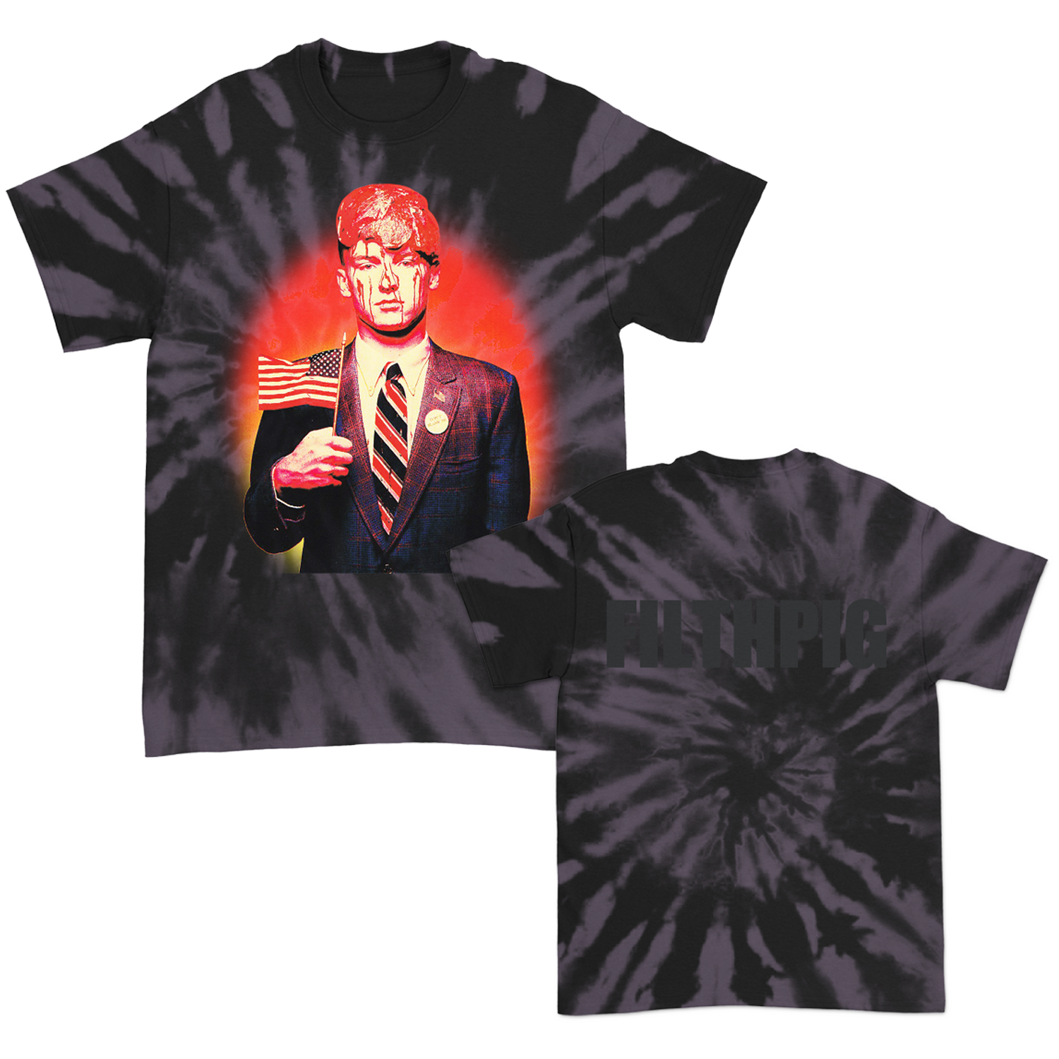 Ministry - Filth Pig T-Shirt (Black Charcoal Dye)