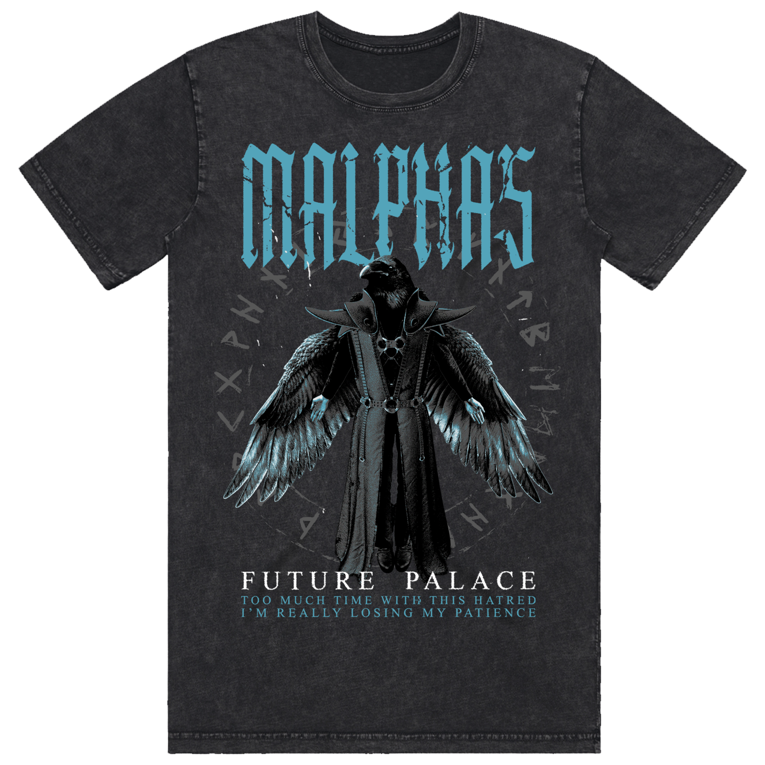 Future Palace - Malphas T-Shirt (Black Stone Wash)