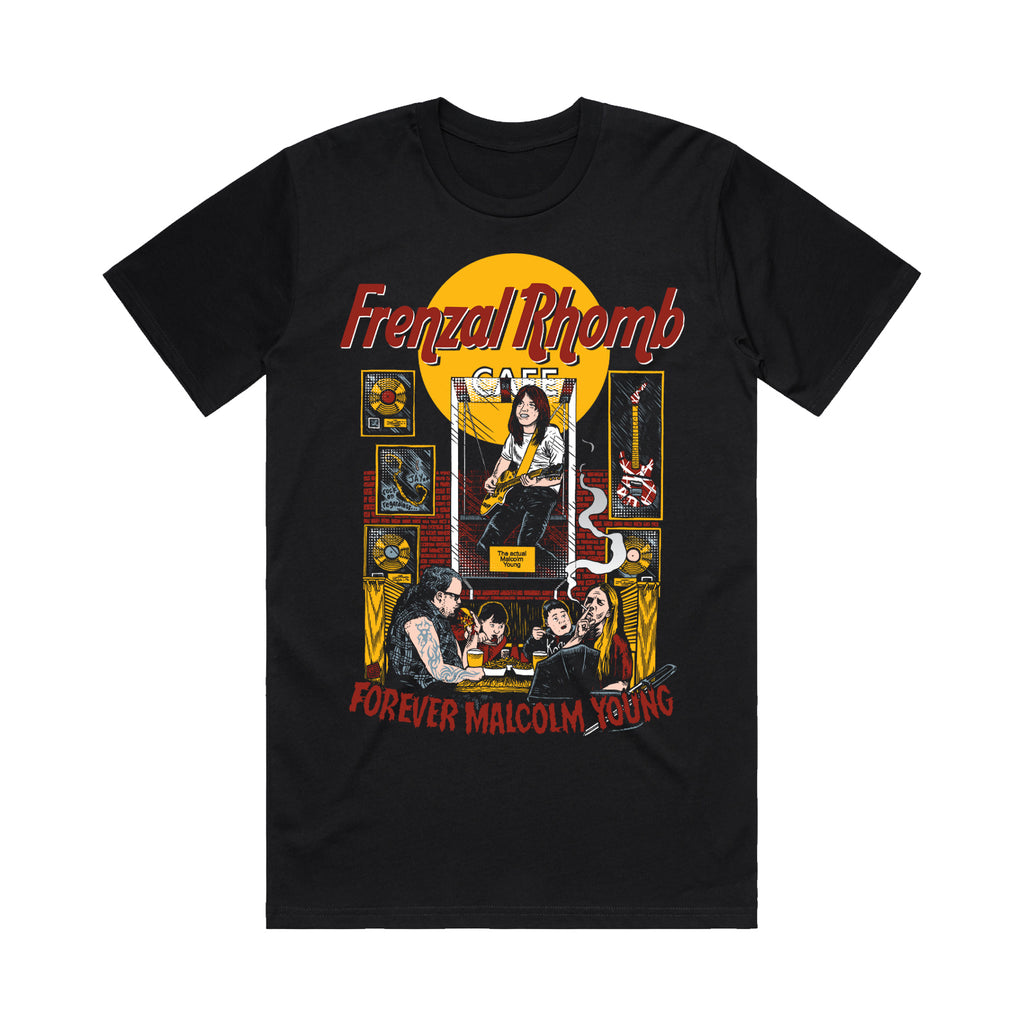 Frenzal Rhomb - Forever Malcolm Young Tee (Black)