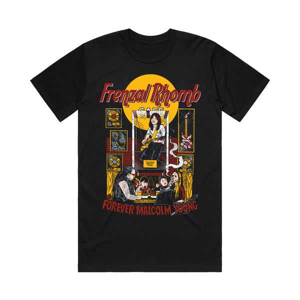 Frenzal Rhomb - Forever Malcolm Young Tee (Black)