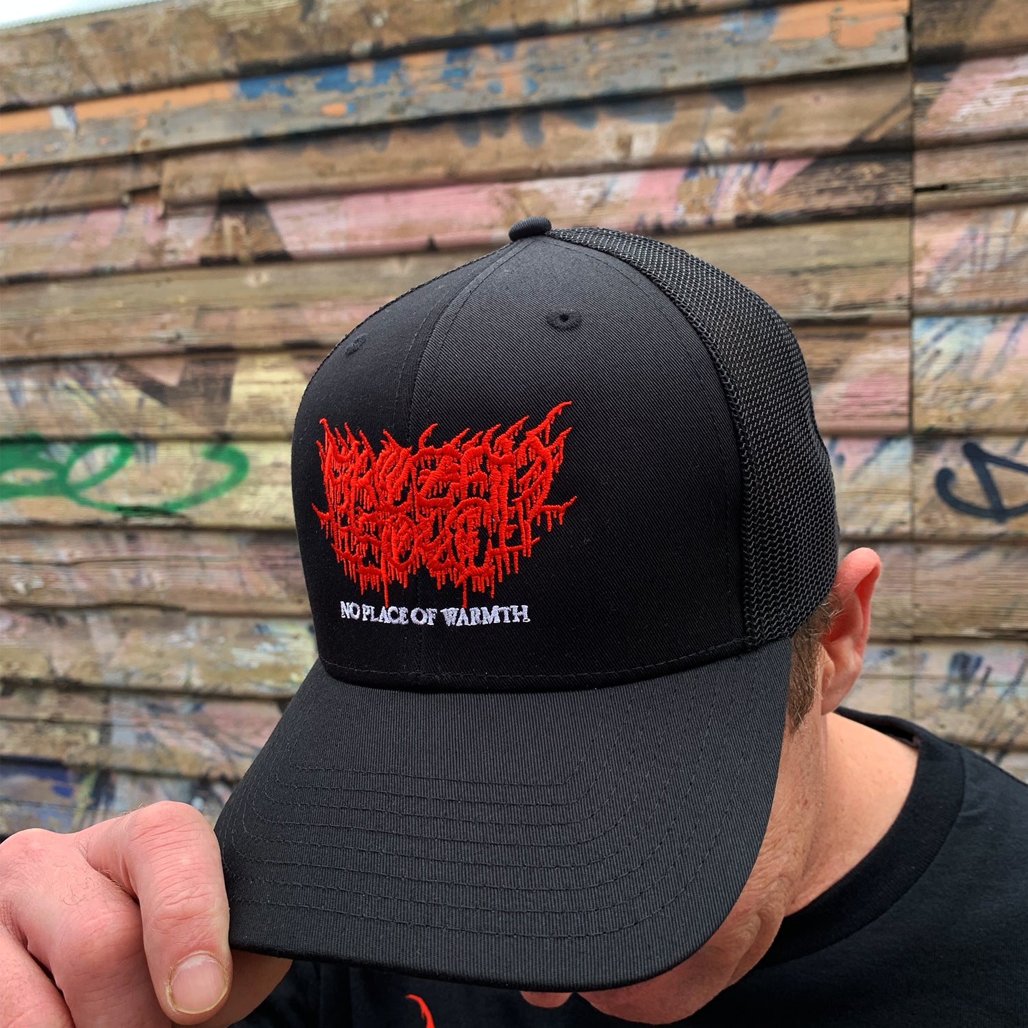 Frozen Soul - No Place of Warmth Trucker Hat (Black)