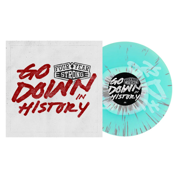 Four Year Strong - Go Down In History 12" Vinyl (White In Electric Blue W/ Silver Splatter)